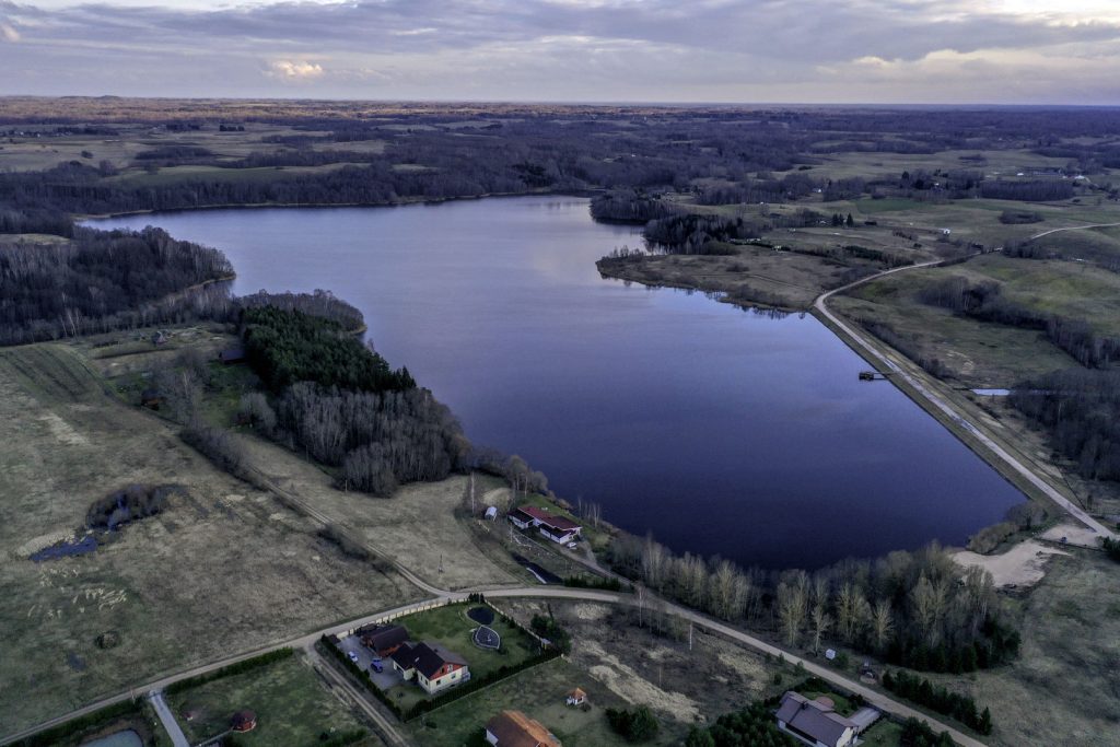 tvenkinio panorama